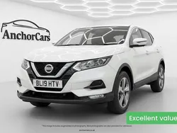 White Used 2019 Nissan Qashqai Acenta Premium SUV | £9,995 (Super price)