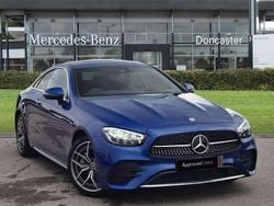 Blue Used 2022 Mercedes E300 AMG Line Premium Coupe | £31,995 (Good price)