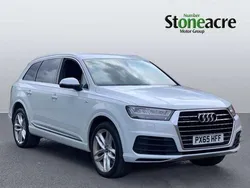White Used 2015 Audi Q7 S-Line SUV | £22,500 (Fair price)
