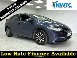 Blue Used 2014 Honda Civic SE Plus Hatchback | £4,795 (Fair price)