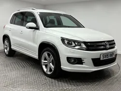 White Used 2015 VW Tiguan R-line SUV | £9,495 (Fair price)