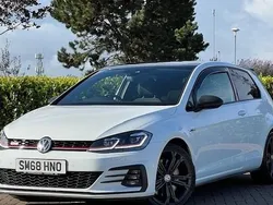 White Used 2018 VW Golf VII GTI Hatchback | £20,995 (Fair price)