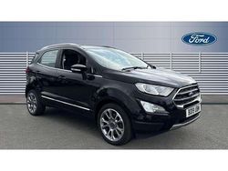 Black Used 2019 Ford Ecosport Titanium SUV | £10,272 (Fair price)