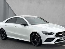 White Used 2023 Mercedes CLA220 AMG Line Premium Plus Sedan | £28,780 (Fair price)