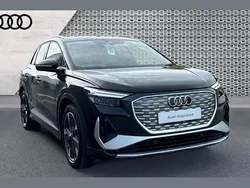 Black Used 2024 Audi Q4 e-tron S-Line SUV | £30,353 (Good price)