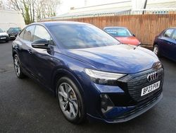 Blue Used 2023 Audi Q4 Sportback e-tron Comfort SUV | £31,490 (Fair price)