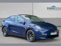 Blue Used 2023 Tesla Model Y Performance SUV | £30,748 (Good price)
