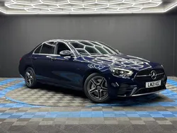 Black Used 2021 Mercedes E300 AMG line Sedan | £19,490 (Expensive)