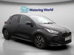 Black Used 2022 Toyota Yaris Hybrid Design Hatchback | £14,150 (Fair price)