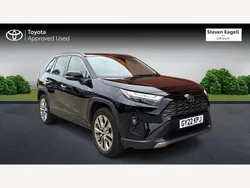 Black Used 2022 Toyota RAV4 Hybrid SUV | £32,516 (A bit pricey)