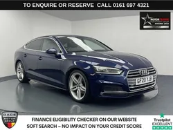 Blue Used 2020 Audi A5 Sportback S-Line Hatchback | £16,970 (Good price)