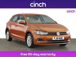 Orange Used 2018 VW Polo SE Hatchback | £9,749 (Fair price)