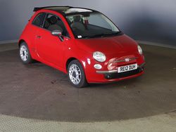 Red Used 2012 Fiat 500C Lounge Cabriolet | £3,690 (Fair price)