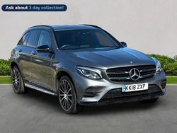 Grey Used 2018 Mercedes GLC220 AMG line Estate | £23,299 (A bit pricey)