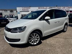 White Used 2017 VW Sharan SEL MPV | £12,499 (Fair price)