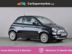 Black Used 2022 Fiat 500 Dolcevita Hatchback | £9,397 (Fair price)