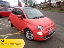 Pink Used 2016 Fiat 500 Lounge Hatchback | £5,766 (Fair price)