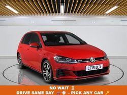 Red Used 2018 VW Golf VII GTD Hatchback | £13,249 (Fair price)