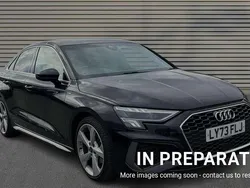 Black Used 2023 Audi A3 S-Line Sedan | £23,074 (Fair price)