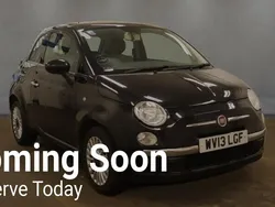 Black Used 2013 Fiat 500 Lounge Hatchback | £2,990 (Fair price)