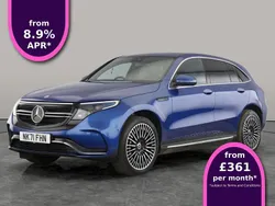 Blue Used 2021 Mercedes EQC400 AMG line SUV | £24,008 (Fair price)