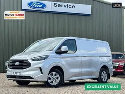 Silver Used 2024 Ford Transit Custom Limited Van | £23,998 (Fair price)