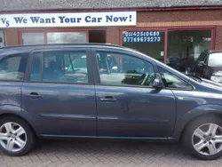 Blue Used 2008 Vauxhall Zafira MPV | £995 (Super price)