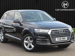 Black Used 2018 Audi Q7 SUV | £18,385