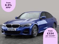 Blue Used 2021 BMW 320 M Sport Sedan | £22,838 (Fair price)