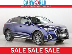 Blue Used 2021 Audi Q3 Sportback S-Line SUV | £16,990