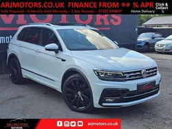 White Used 2019 VW Tiguan R-line SUV | £23,495 (Fair price)