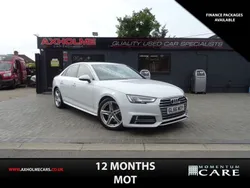 White Used 2016 Audi A4 S-Line Sedan | £9,495 (Fair price)