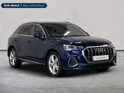 Blue Used 2021 Audi Q3 S-Line SUV | £26,640 (Fair price)