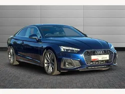 Blue Used 2022 Audi A5 S-Line Coupe | £24,295 (Good price)