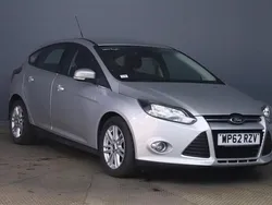 Silver metallic Used 2013 Ford Focus Titanium Hatchback | £2,295 (Fair price)