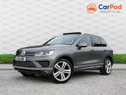 Grey Used 2016 VW Touareg R-line SUV | £14,490 (Good price)