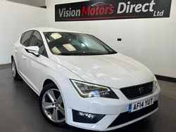 White Used 2014 Seat Leon FR Hatchback | £4,980 (Fair price)