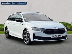 White Used 2025 Skoda Octavia SportLine Estate | £31,998
