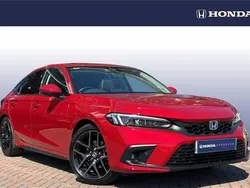 Premium crystal red Used 2023 Honda Civic Advance Hatchback | £29,999 (Fair price)