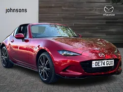 Red New 2025 Mazda MX5 Exclusive-Line Cabriolet | £29,990 (A bit pricey)