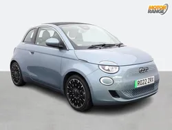 Blue Used 2022 Fiat 500e La Prima Cabriolet | £15,495 (Fair price)