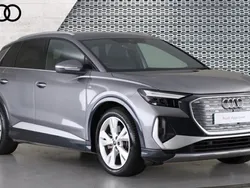 Grey Used 2023 Audi Q4 e-tron S-Line SUV | £29,018 (Fair price)