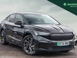 Black Used 2024 Skoda Enyaq iV SportlinePlus SUV | £33,200 (Fair price)
