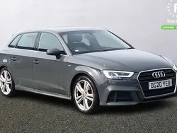Grey Used 2020 Audi A3 Sportback S-Line Hatchback | £17,599 (Fair price)