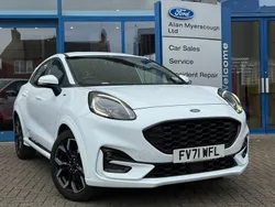 White Used 2022 Ford Puma ST-Line X Hatchback | £18,245 (Fair price)
