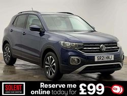 Blue Used 2021 VW T-Cross United SUV | £14,490 (Fair price)