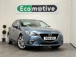 Blue Used 2014 Mazda 3 Inclusive Sedan | £6,995 (Fair price)