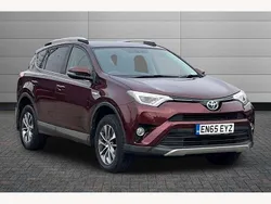 Red Used 2016 Toyota RAV4 Hybrid Business Edition SUV | £14,450 (Fair price)