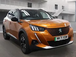 Orange Used 2021 Peugeot e-2008 GT SUV | £11,990 (Fair price)