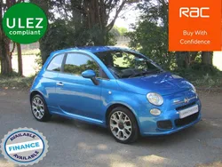 Blue Used 2015 Fiat 500 S Hatchback | £3,495 (Good price)